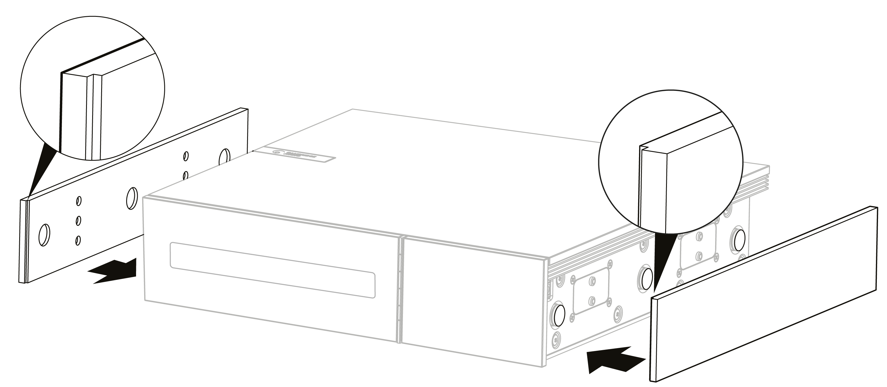 Replaceable side panel Cambridge Audio